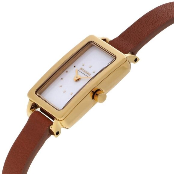 NWT Authentic Skagen Hagen Micro Quartz White Dial Women's Watch - Picture 2 of 3